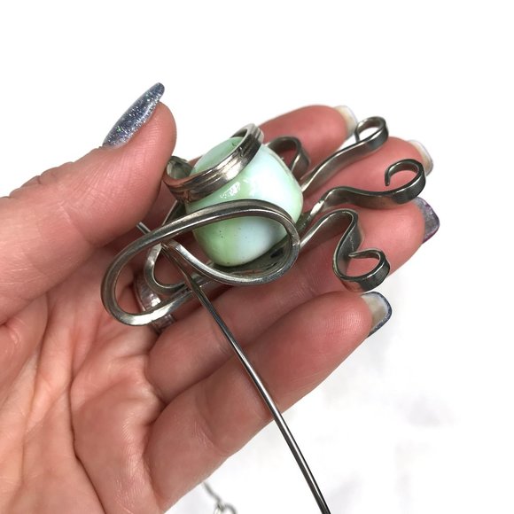 Silver plated octopus hand made necklace Gorgeous - Picture 9 of 12